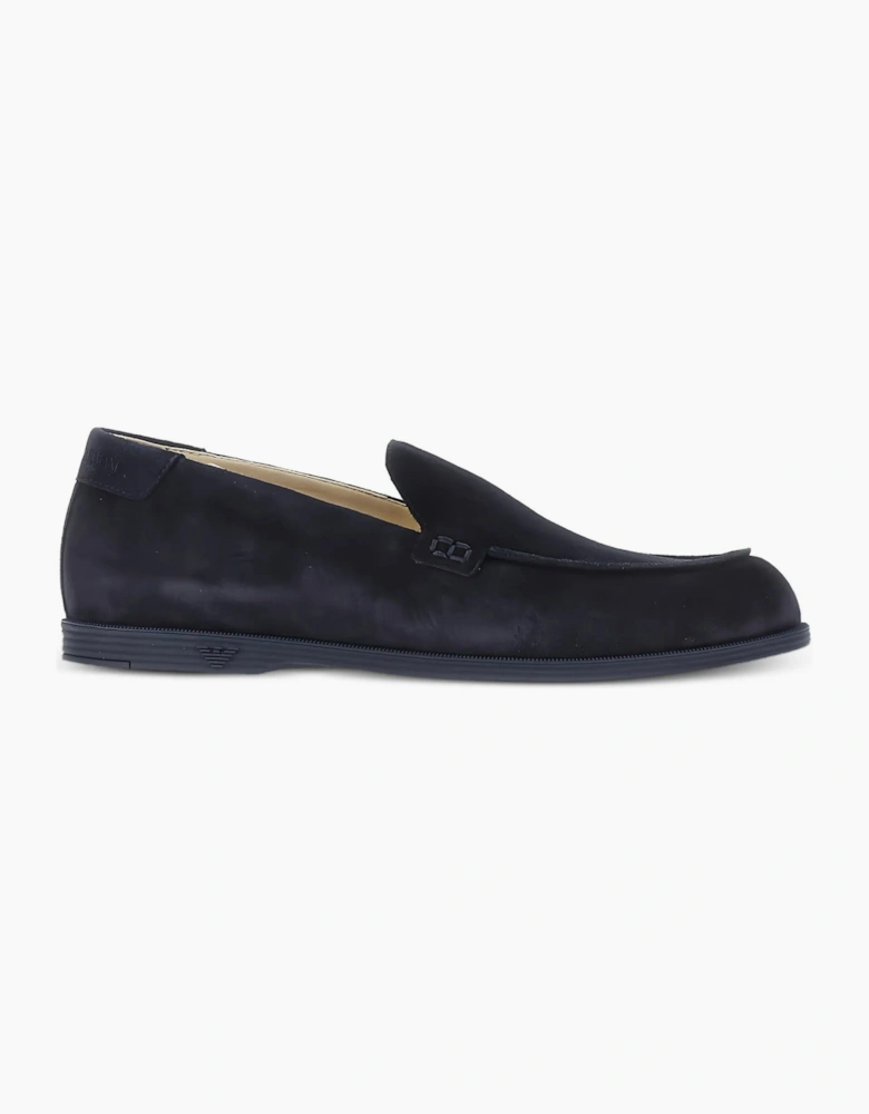 Branded Loafers Navy
