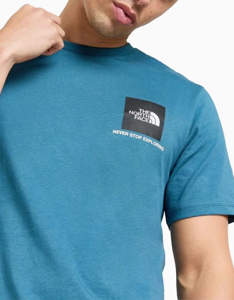 The North Face Mens T Shirts Small Box Short Sleeve Summer Cotton Tee