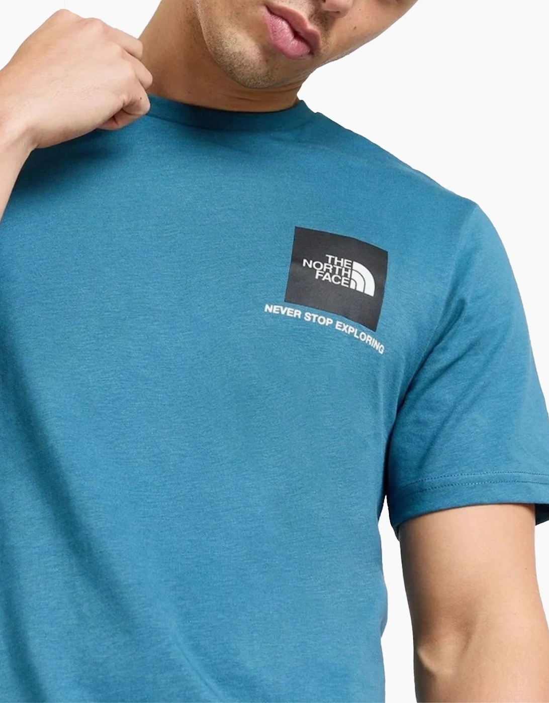 The North Face Mens T Shirts Small Box Short Sleeve Summer Cotton Tee
