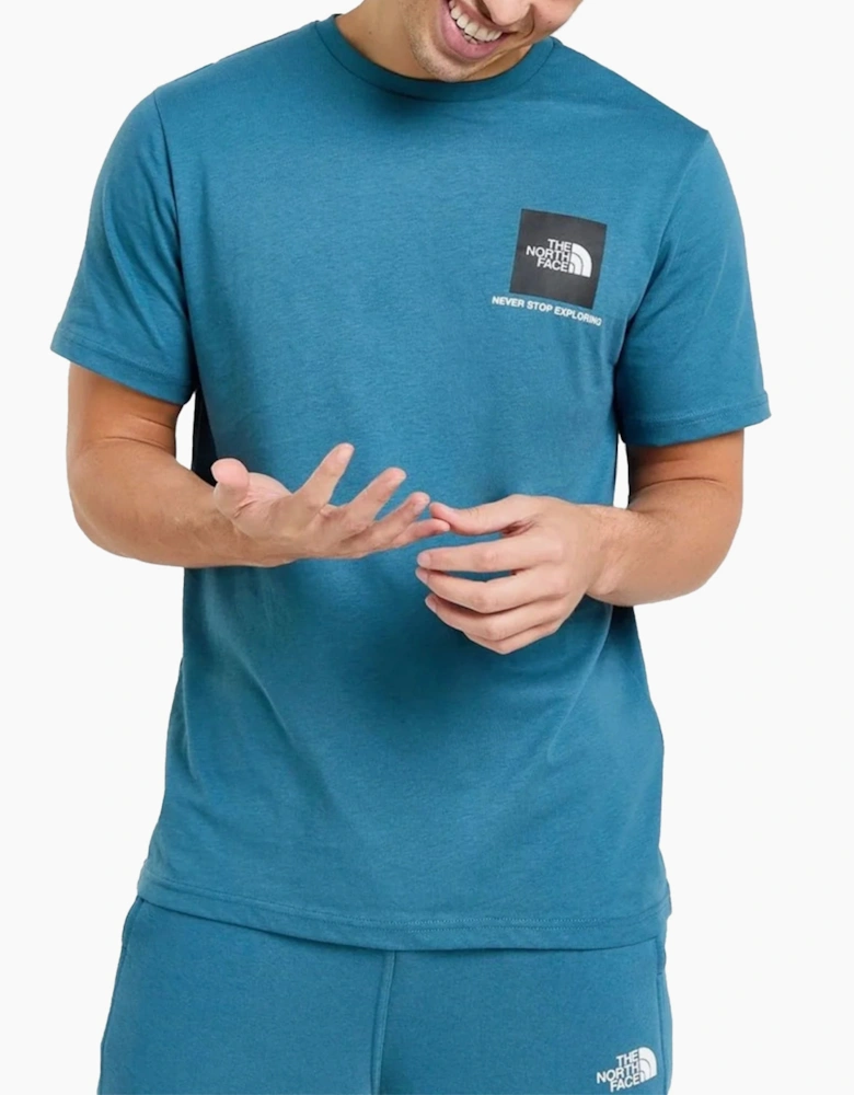The North Face Mens T Shirts Small Box Short Sleeve Summer Cotton Tee