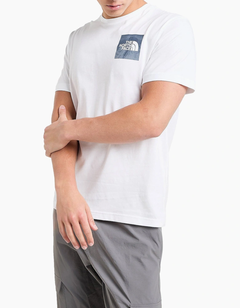 The North Face Mens T Shirts Mountain Photo Box Crew Neck Cotton Tee