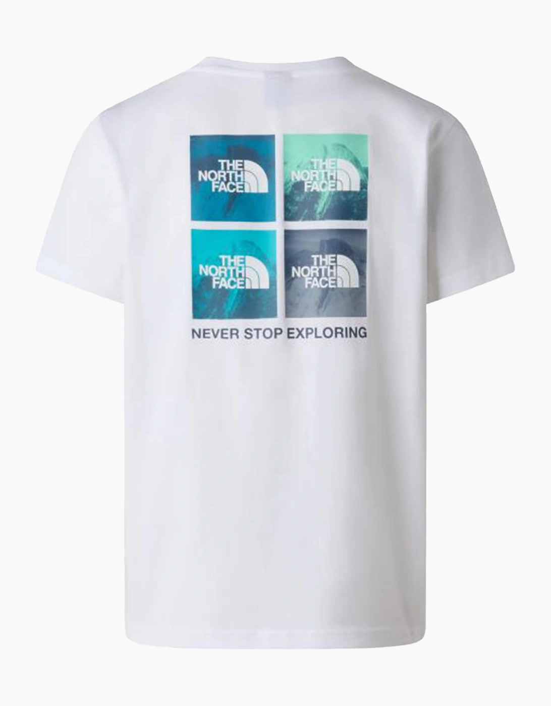 The North Face Mens T Shirts Mountain Photo Box Crew Neck Cotton Tee