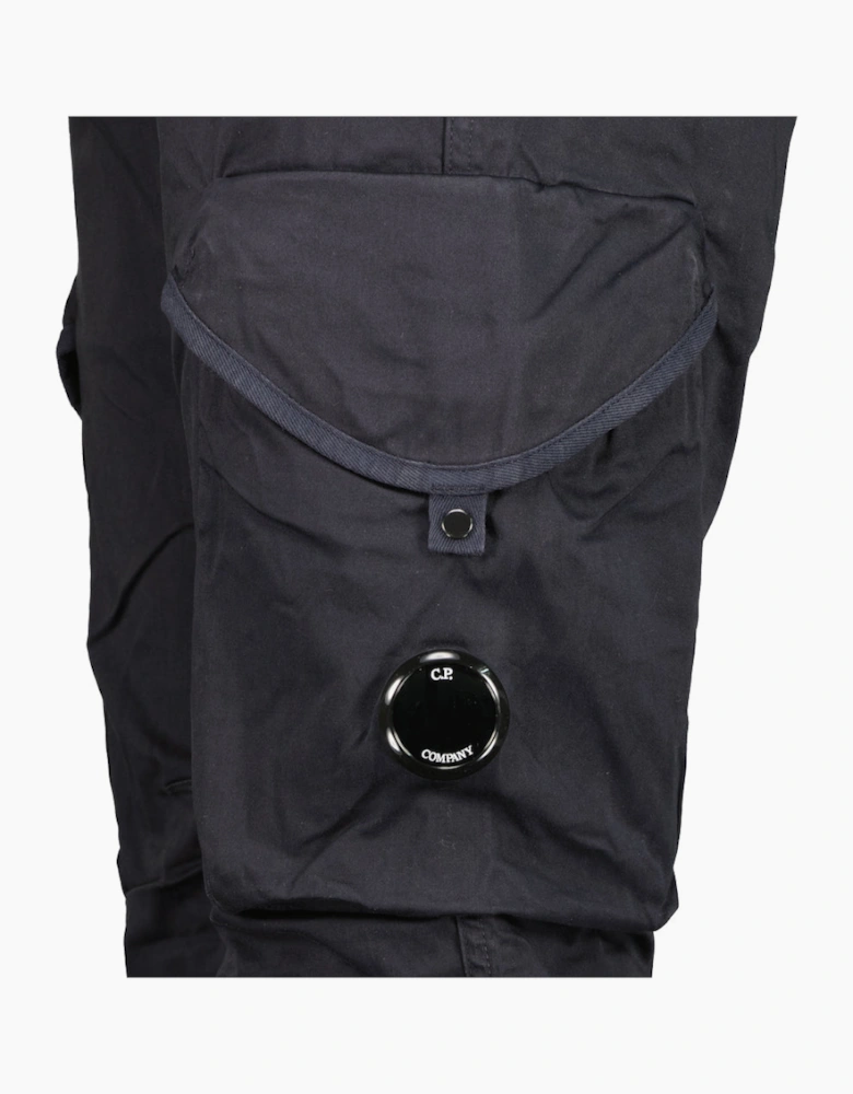 Stretch Satin Lens Cargo Pants