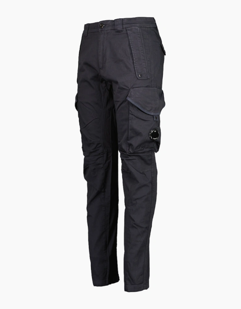 Stretch Satin Lens Cargo Pants