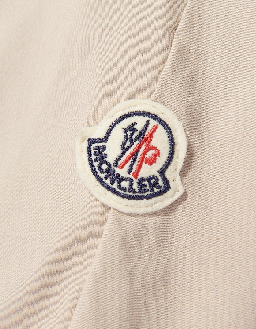 Moncler Enfant Girls Cape with Hood in Beige
