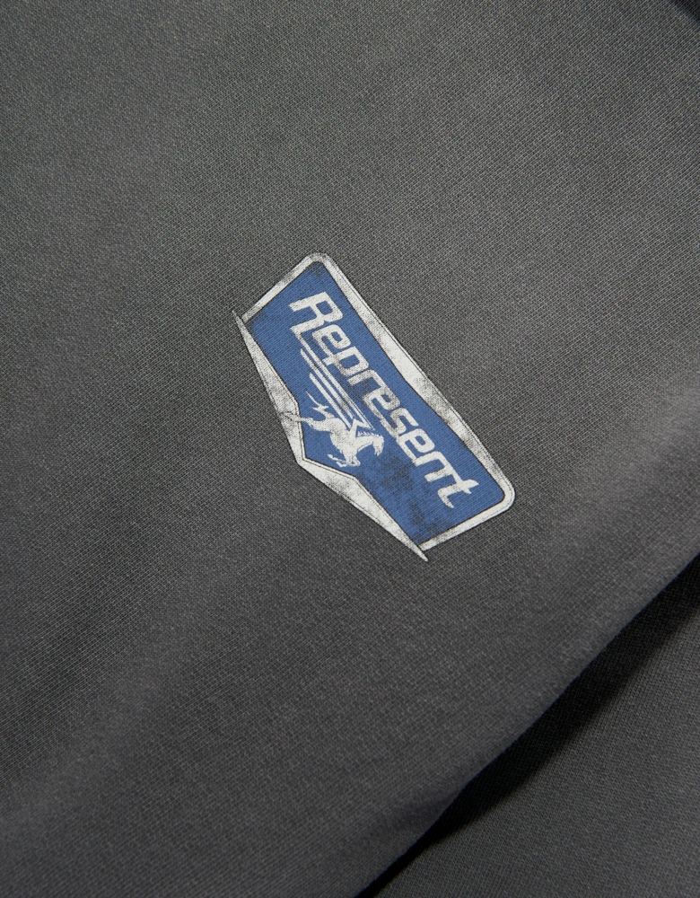 REPRESENT Kids Mini Nothing Faster Hoodie in Grey