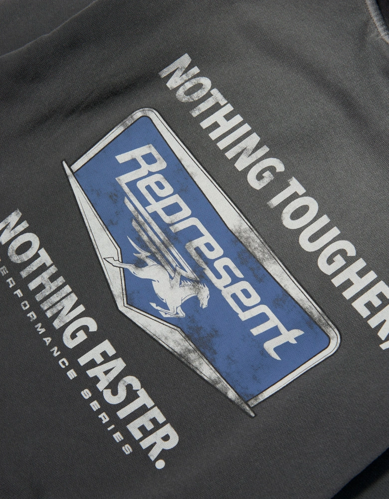 REPRESENT Kids Mini Nothing Faster Hoodie in Grey