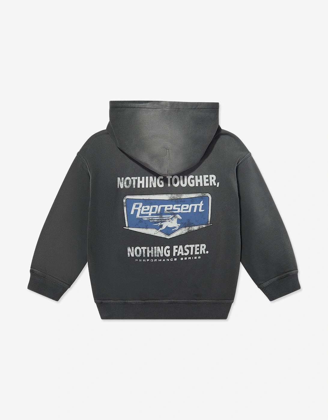 REPRESENT Kids Mini Nothing Faster Hoodie in Grey