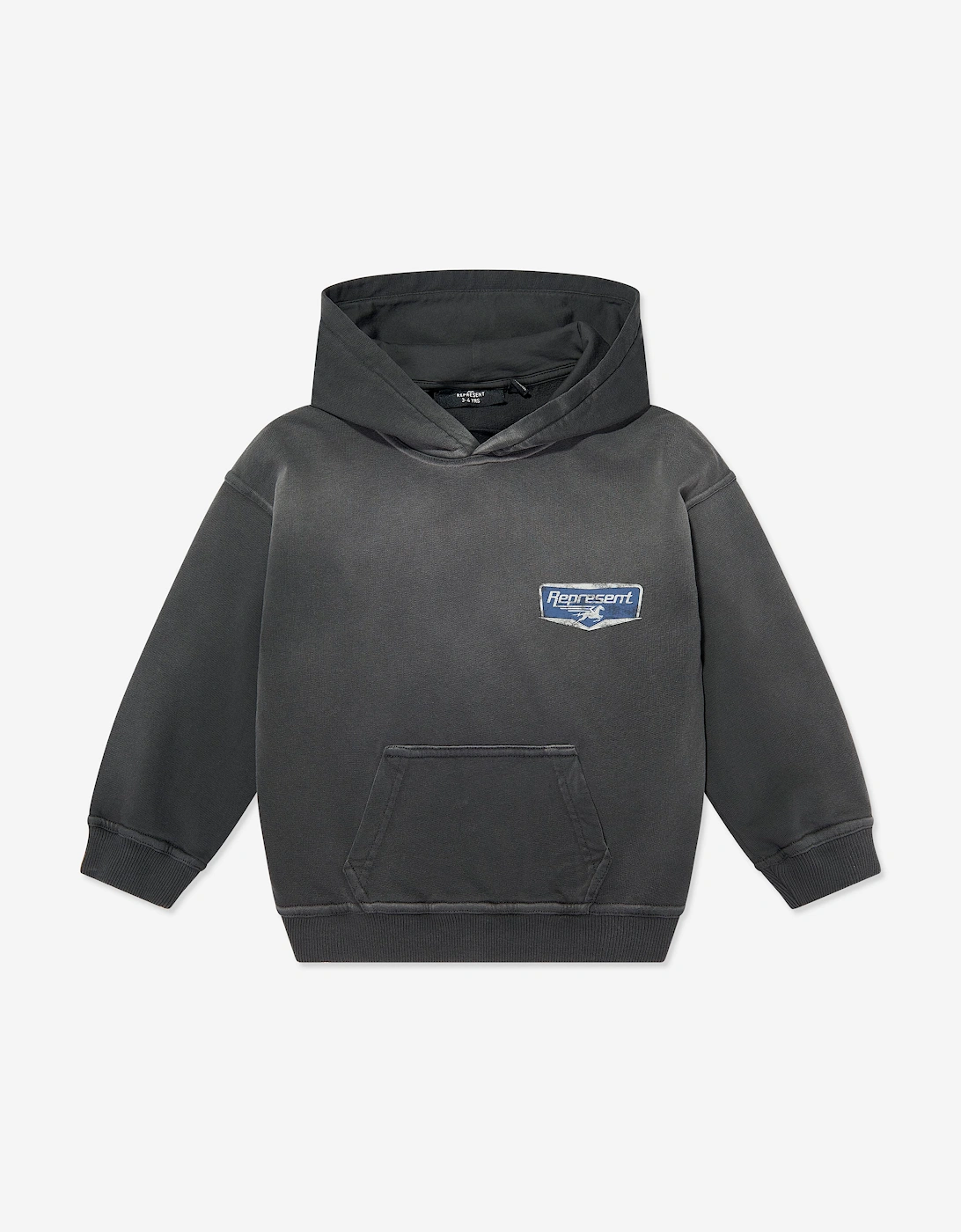 REPRESENT Kids Mini Nothing Faster Hoodie in Grey, 5 of 4
