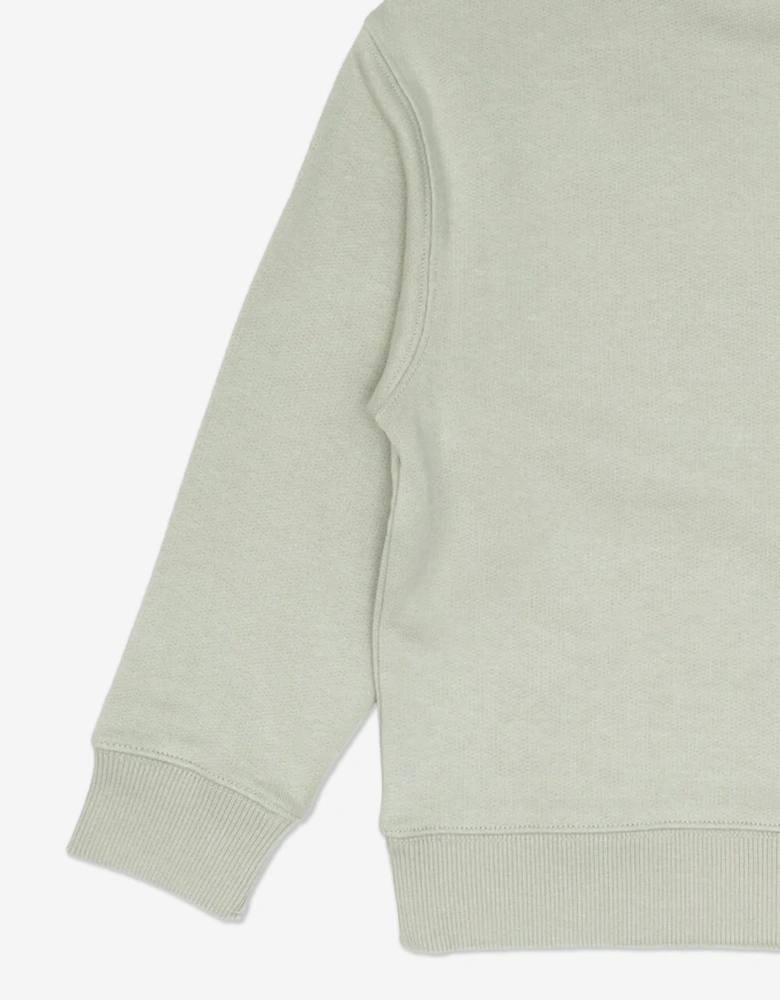 Burberry Boys Thomas Bear Cotton Sweatshirt in Grey
