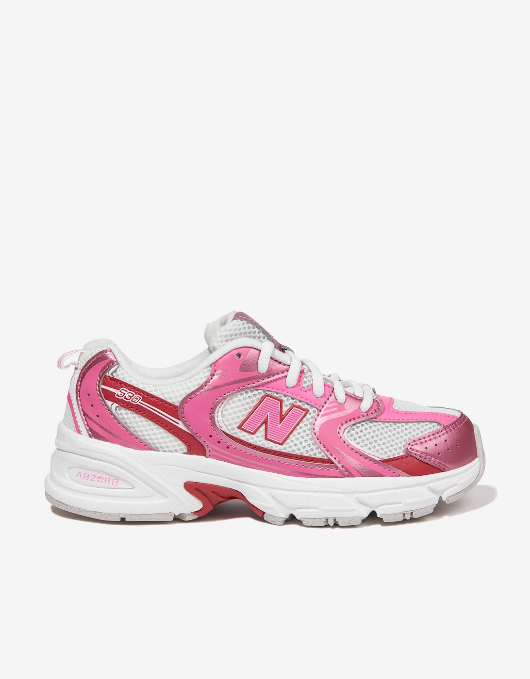 New Balance Girls Pink 'S 530 Lace Trainers In  Size 36 Kids