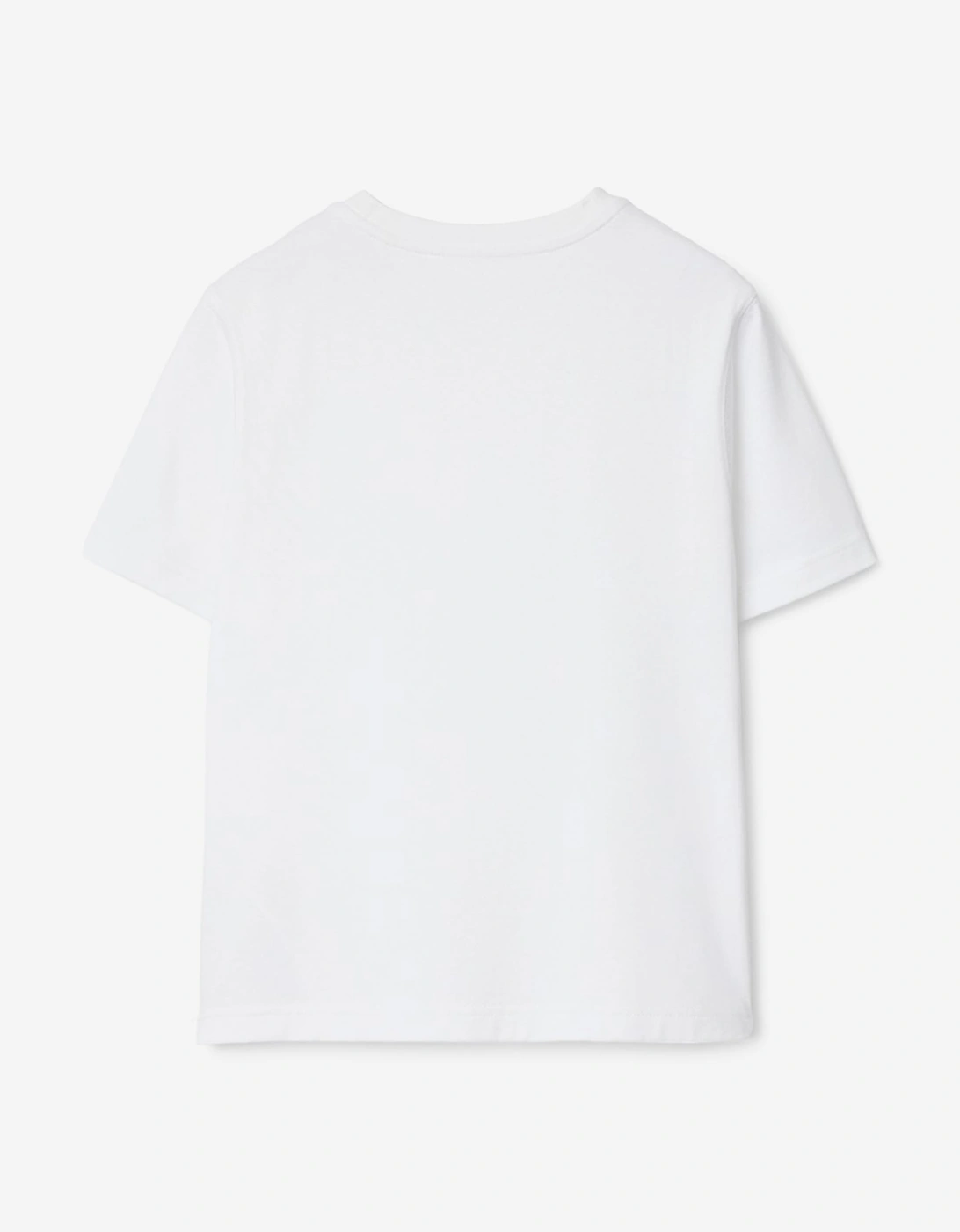 Burberry Girls Cedar Ski Bear T-Shirt in White