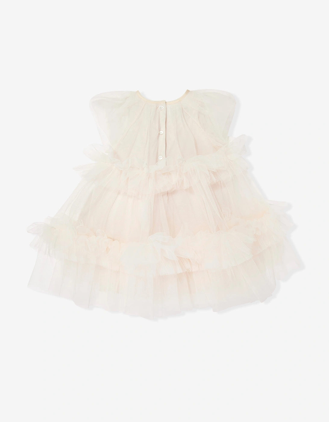 Fendi Baby Girls Tulle Dress in Pink