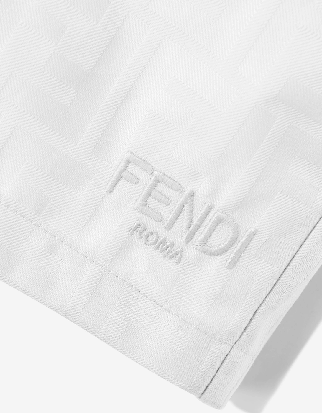 Fendi Baby Boys Poplin Playsuit in Grey