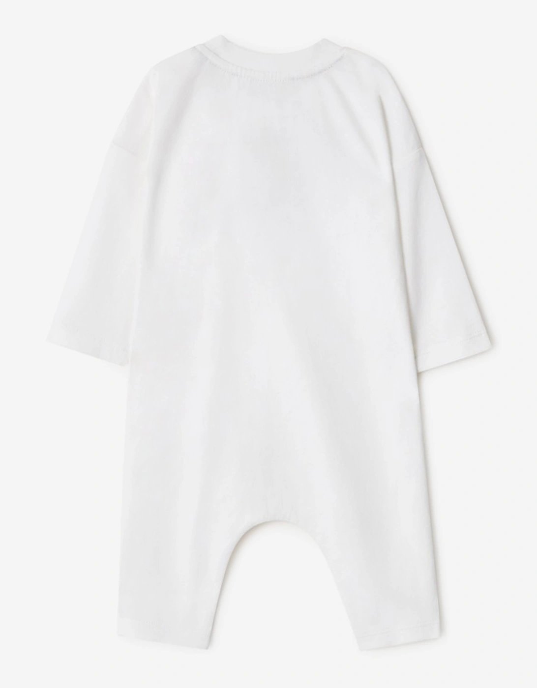 Burberry Baby Boys Jonson Check EKD Romper in White