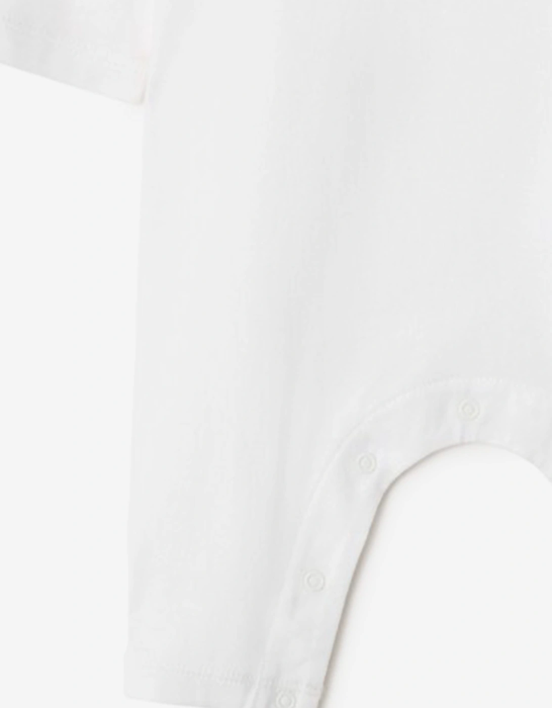 Burberry Baby Boys Jonson Check EKD Romper in White