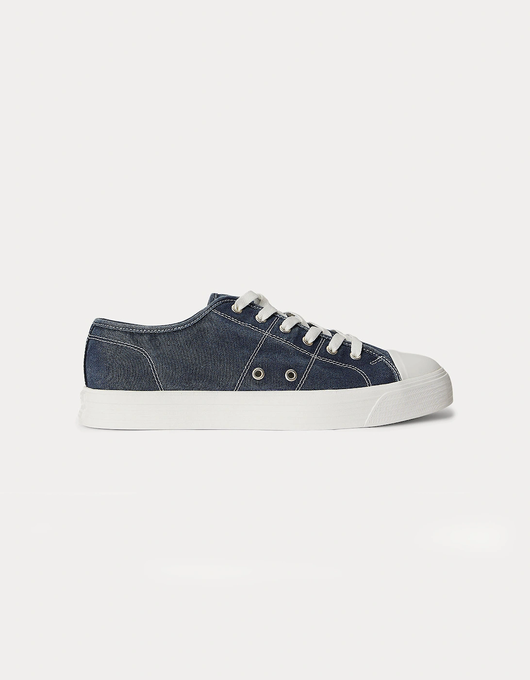 Polo Ralph Lauren AYERS LOW Mens Canvas Trainers Navy