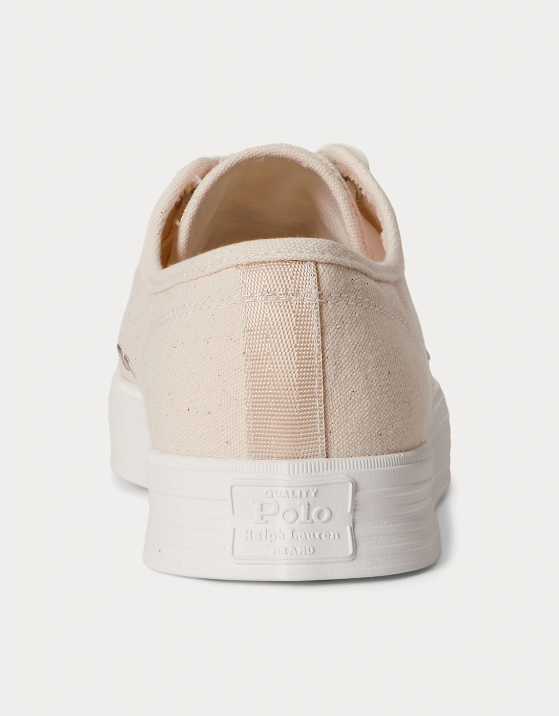 Polo Ralph Lauren AYERS LOW Mens Canvas Trainers Cream