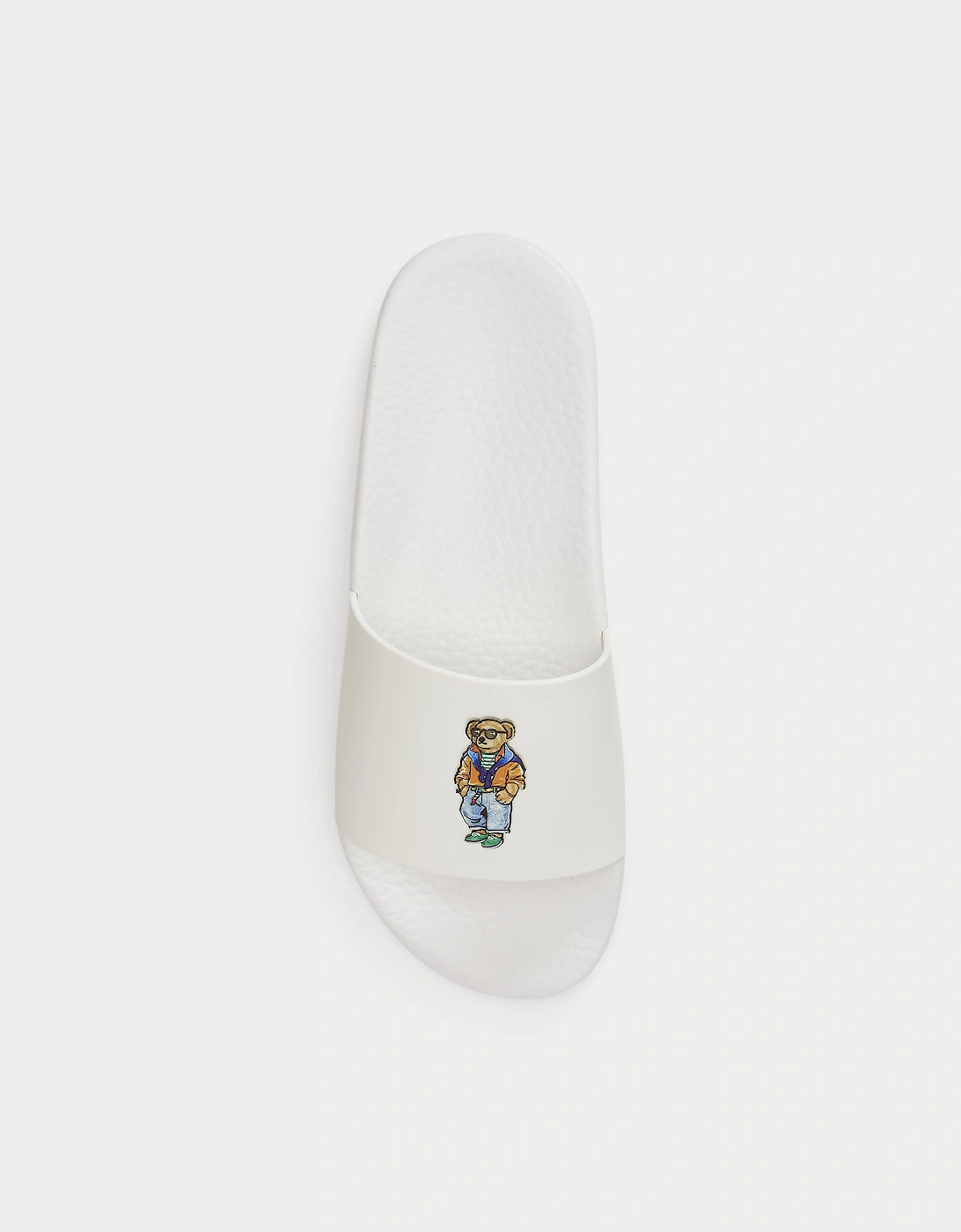 Polo Ralph Lauren POLO SLIDE Mens Sliders White Beach Shop Bear