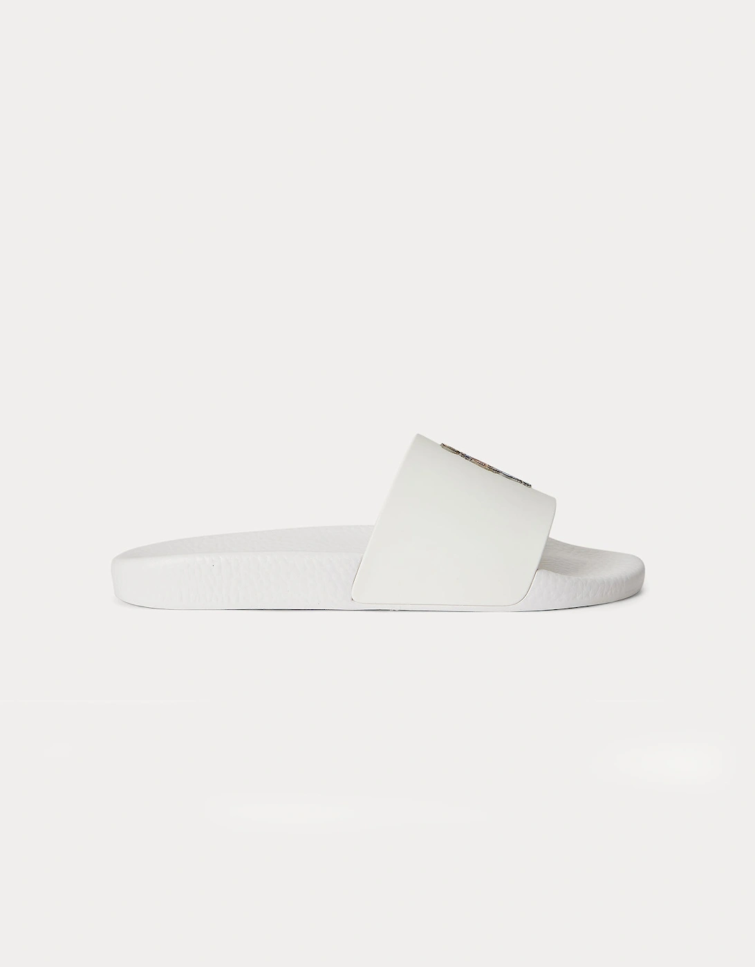 Polo Ralph Lauren POLO SLIDE Mens Sliders White Beach Shop Bear