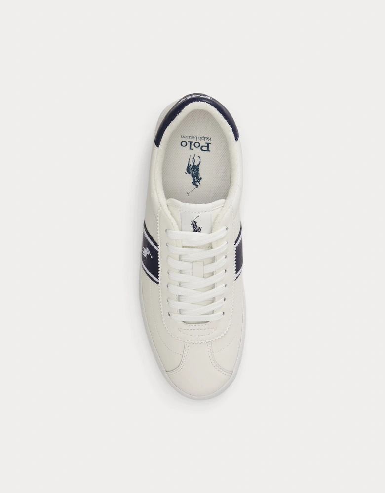 Polo Ralph Lauren COURT VLC PP Mens Court Trainers Deckwash White/Navy