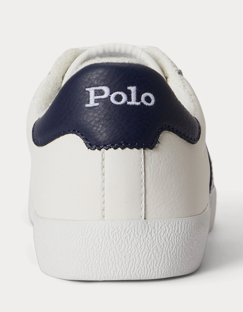 Polo Ralph Lauren COURT VLC PP Mens Court Trainers Deckwash White/Navy