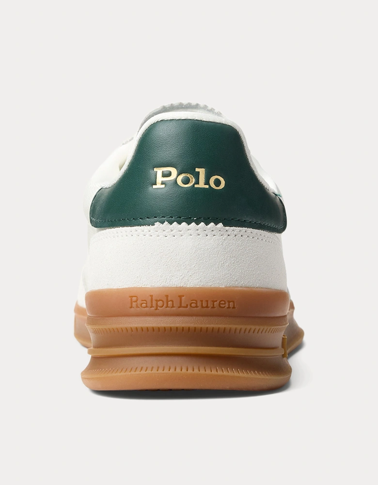 Polo Ralph Lauren HRT AERA PP Mens Court Trainers Bianco/College Green