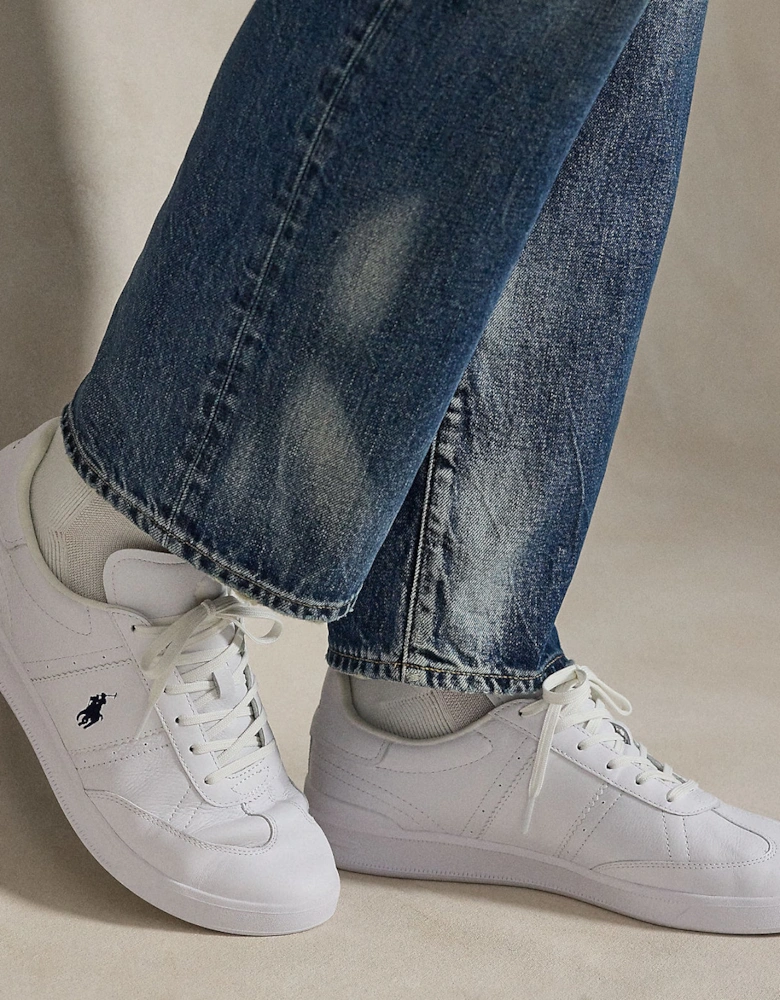 Polo Ralph Lauren HRT AERA PP Mens Court Trainers White/Navy