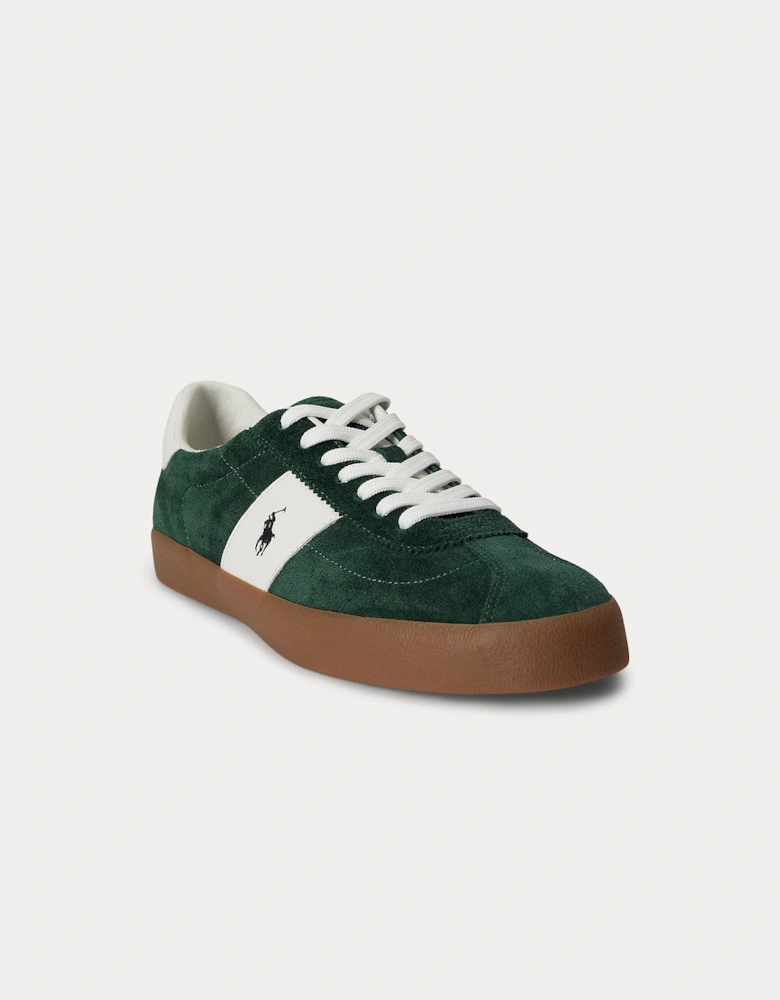 Polo Ralph Lauren COURT VLC PP Mens Court Trainers Forest/Deckwash White