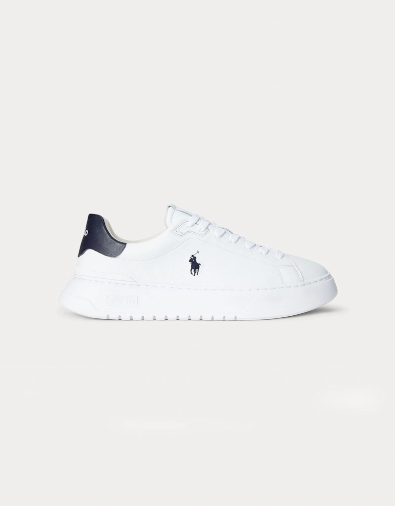 Polo Ralph Lauren RLITE COURT Mens Casual Trainers White/Navy