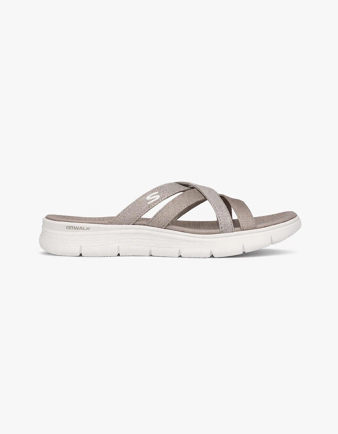 Skechers GO WALK FLEX SANDAL-SSSELENA Womens Mules Sandals Taupe