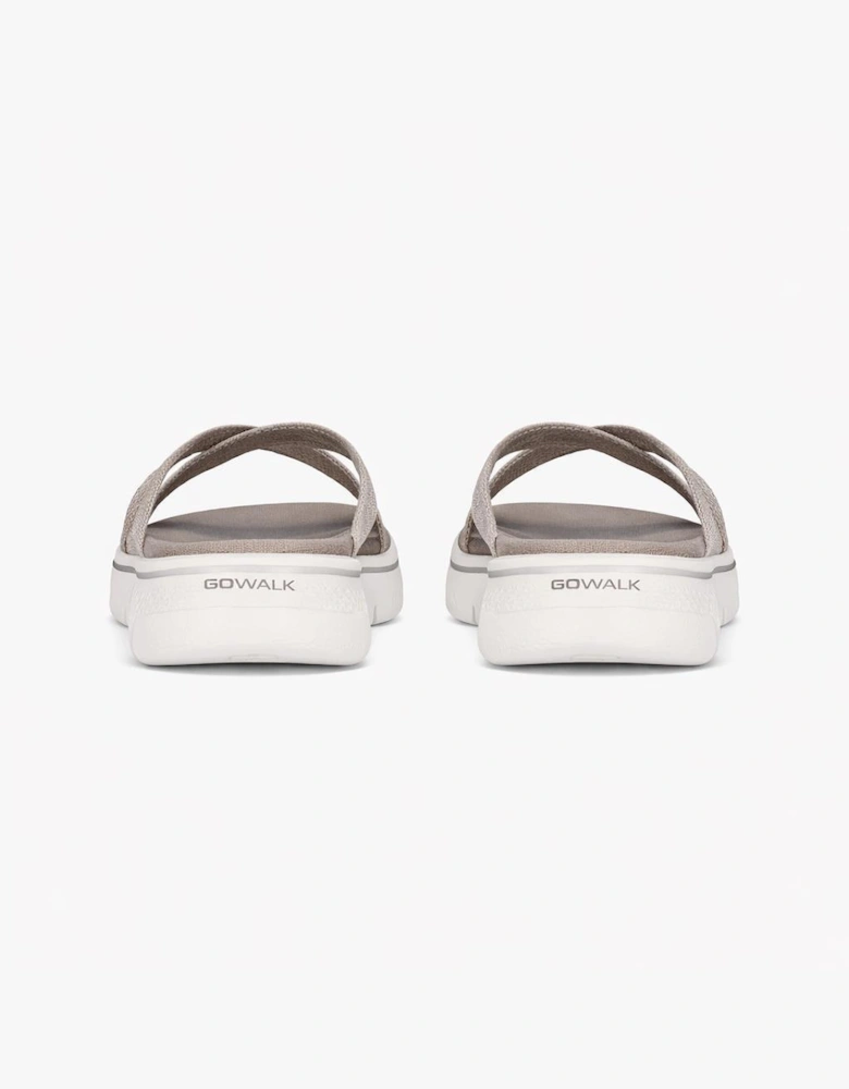 Skechers GO WALK FLEX SANDAL-SSSELENA Womens Mules Sandals Taupe