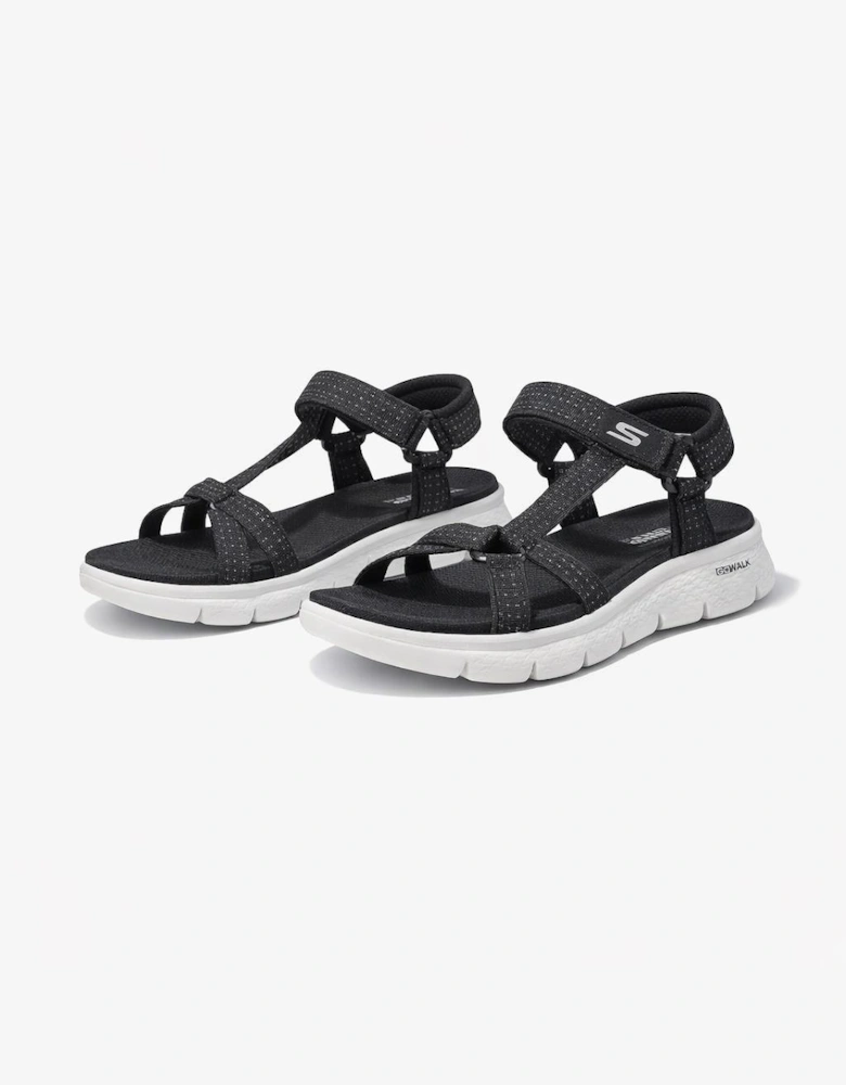 Skechers 141451/BKW GO WALK FLEX SANDAL - SUBLIME Womens Sandals Black/White