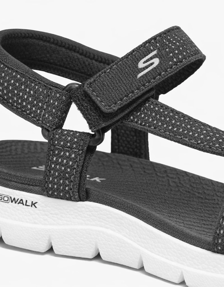 Skechers 141451/BKW GO WALK FLEX SANDAL - SUBLIME Womens Sandals Black/White