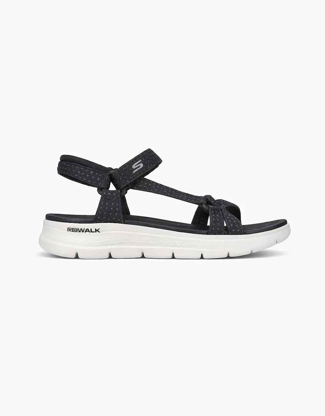 Skechers 141451/BKW GO WALK FLEX SANDAL - SUBLIME Womens Sandals Black/White