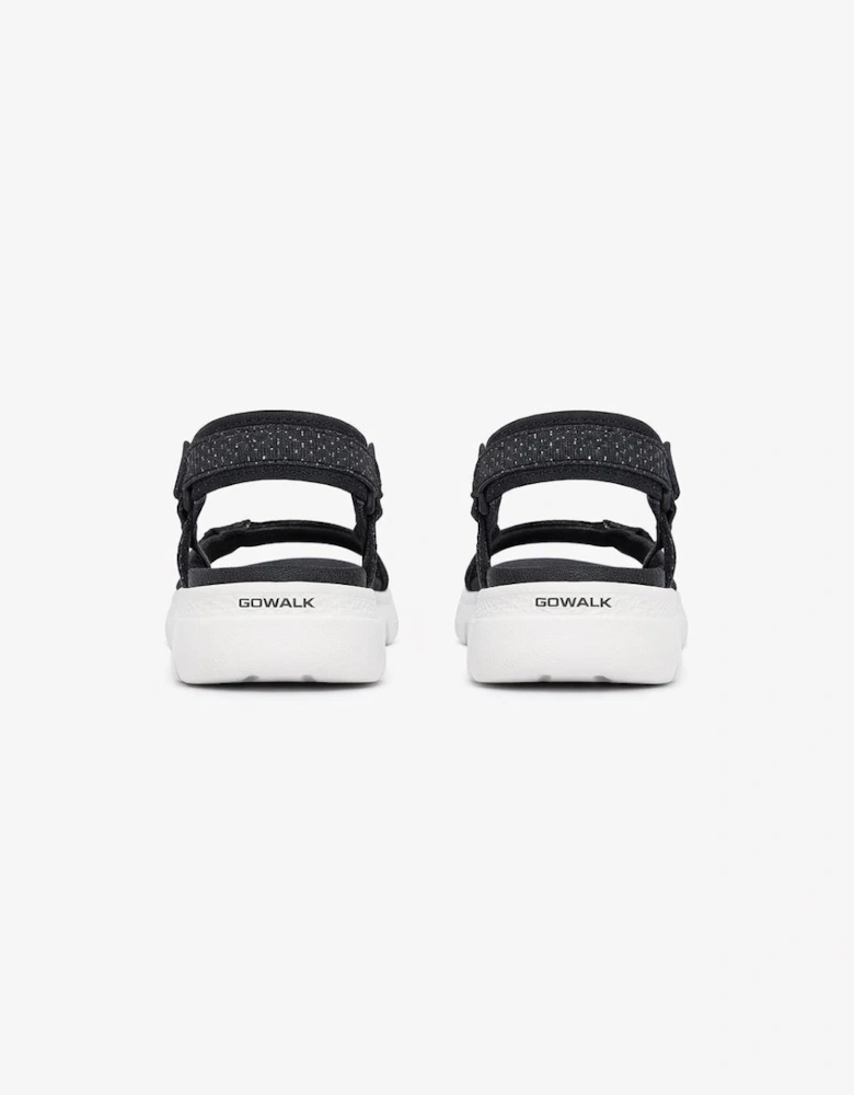 Skechers 141451/BKW GO WALK FLEX SANDAL - SUBLIME Womens Sandals Black/White