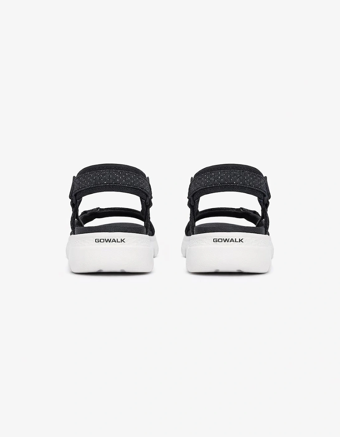Skechers 141451/BKW GO WALK FLEX SANDAL - SUBLIME Womens Sandals Black/White