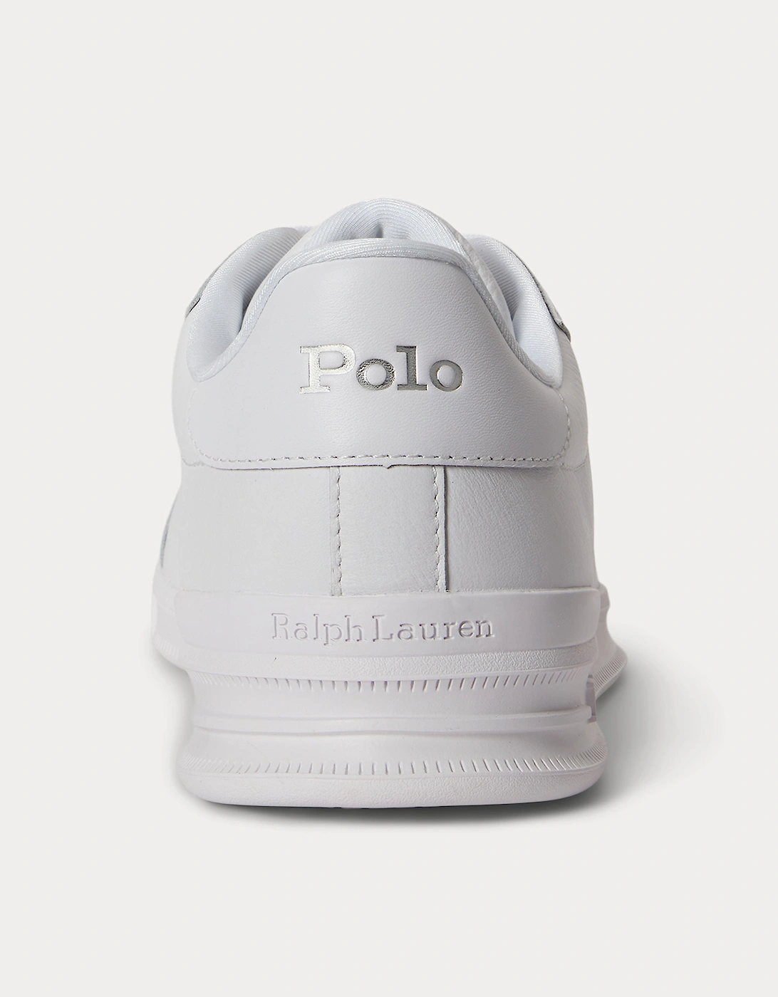 Polo Ralph Lauren HRT CRT II Mens Court Trainers White/Silver