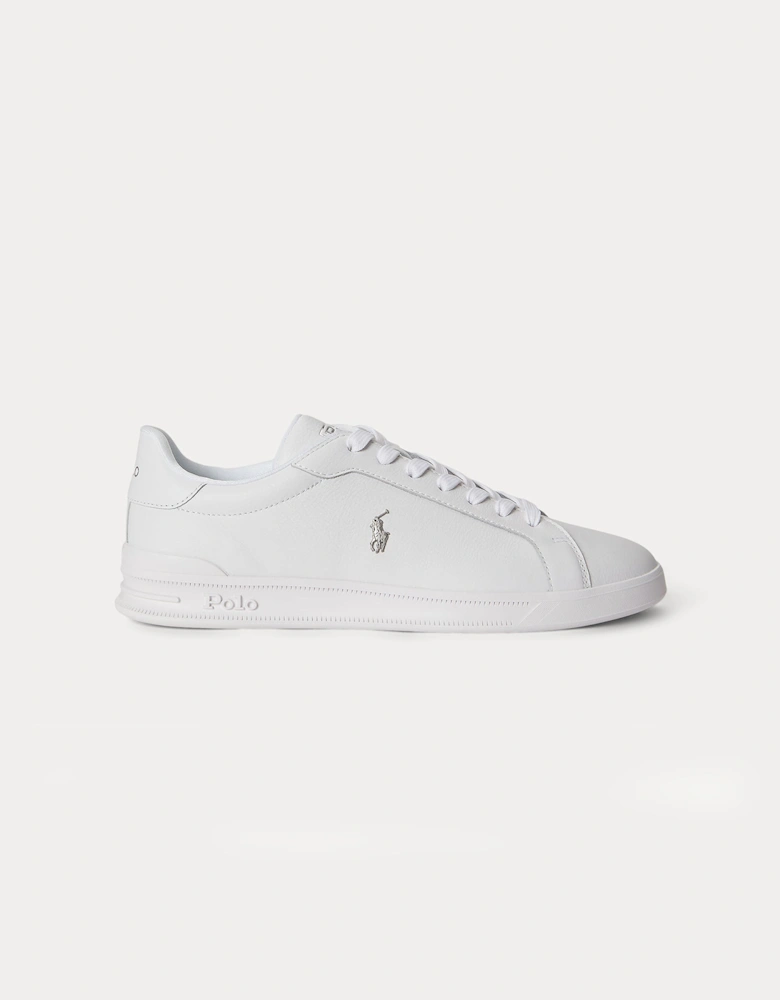 Polo Ralph Lauren HRT CRT II Mens Court Trainers White/Silver