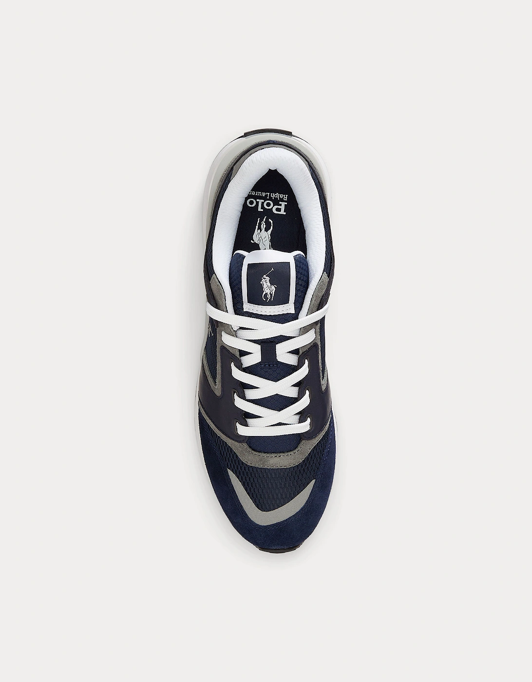 Polo Ralph Lauren TRN 89 PP V2 Mens Casual Trainers Navy/Grey