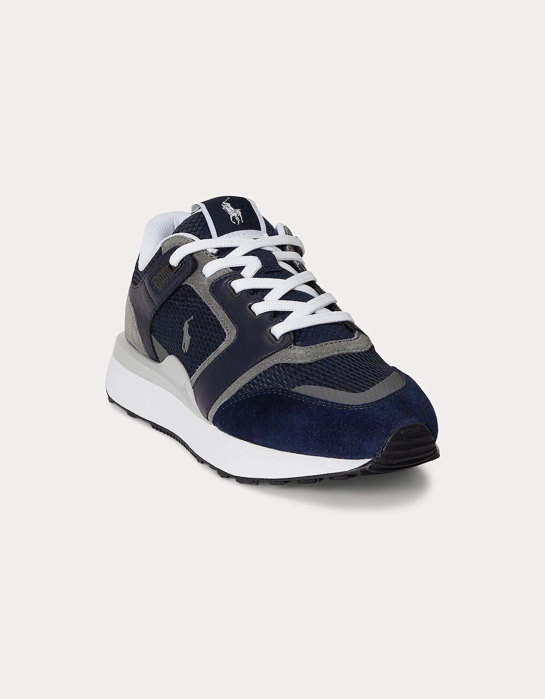Polo Ralph Lauren TRN 89 PP V2 Mens Casual Trainers Navy/Grey
