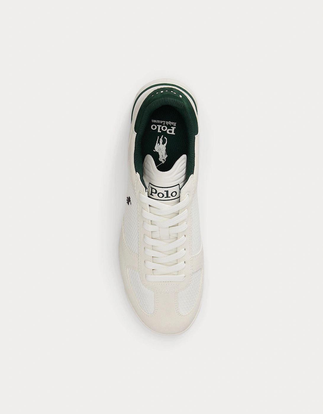 Polo Ralph Lauren VARICK PP Mens Casual Trainers Bianco/White/Forest