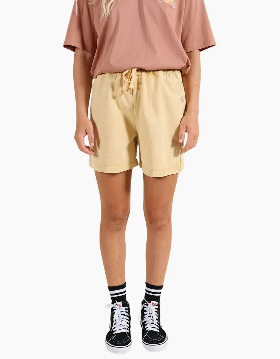 Oxbow Womens Domingo Cotton Twill Shorts, 2 of 1