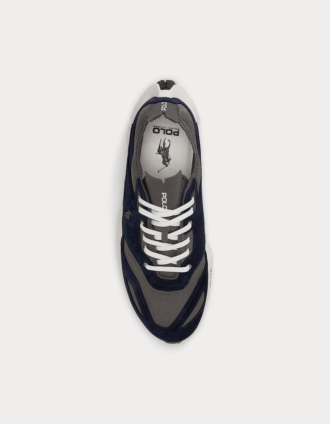 Polo Ralph Lauren BOERUM KNIT Mens Casual Trainers Hunter Navy/Dark Metal