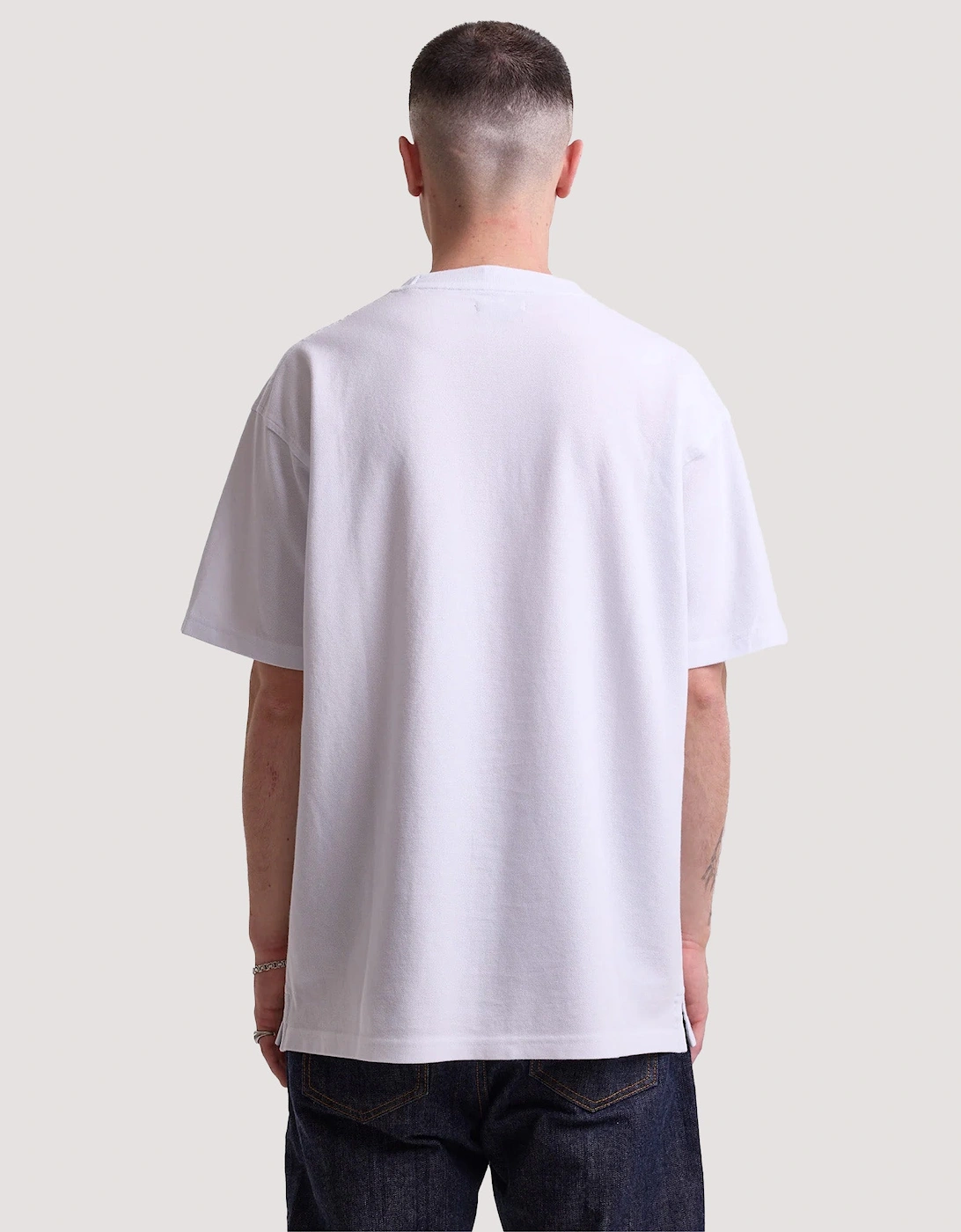Relaxed Fit Rocester Piqué Logo T-Shirt