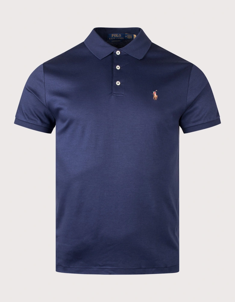 Custom Slim Fit Interlock Polo Shirt