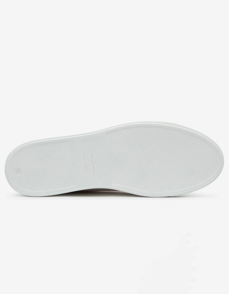 Oliver Sweeney Capelo Calf Suede Mens Cupsole Trainers - Off White