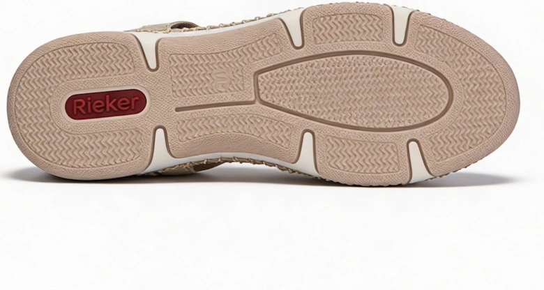 Rieker 66201 Womens Slingback Sandals Cream
