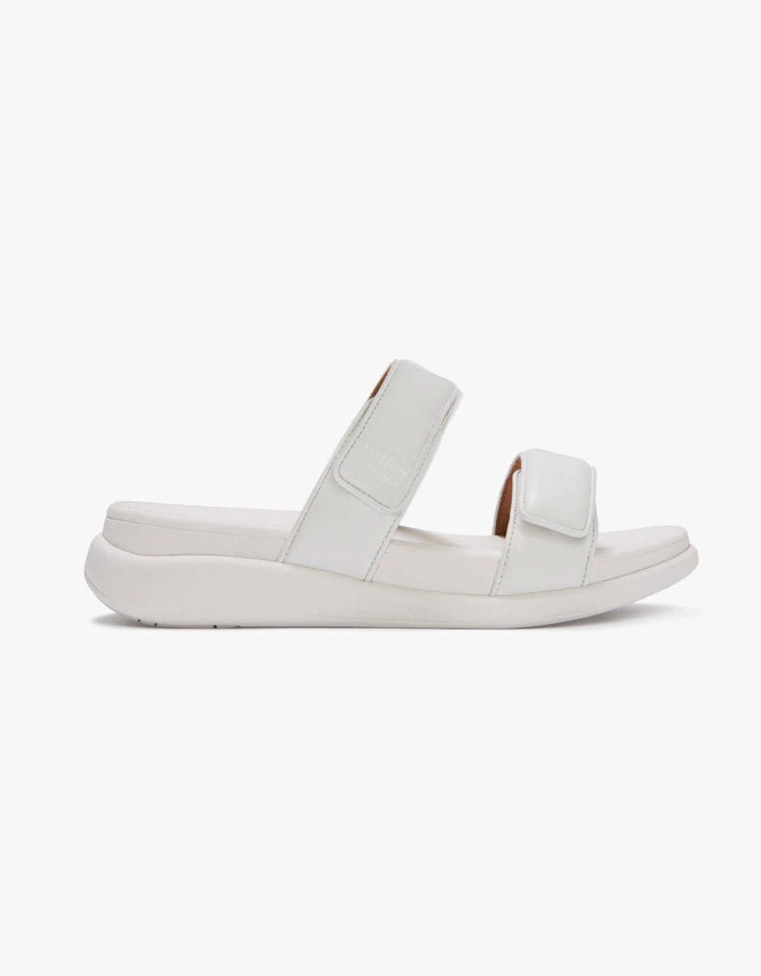 FitFlop F-MODE GO ADJUSTABLE Womens Mules Sandals Urban White