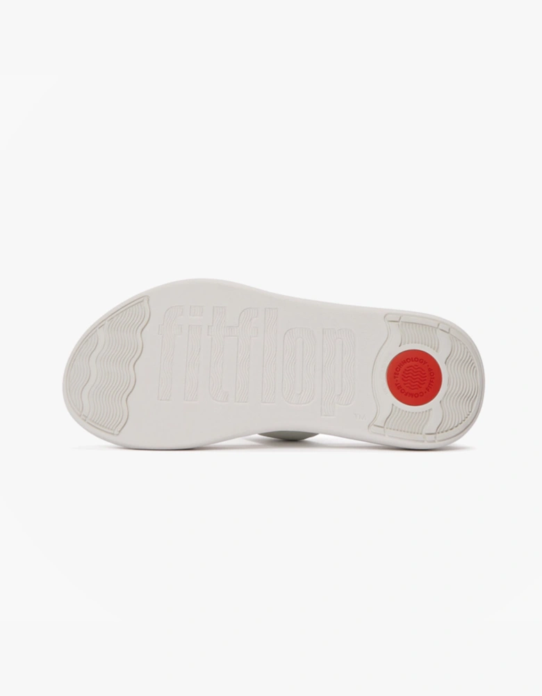 FitFlop F-MODE GO ADJUSTABLE Womens Mules Sandals Urban White